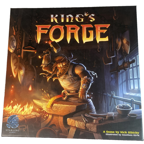 King's Forge Board Dice Strategy Game + Masterworks & Apprentices Expansions - Picture 1 of 11